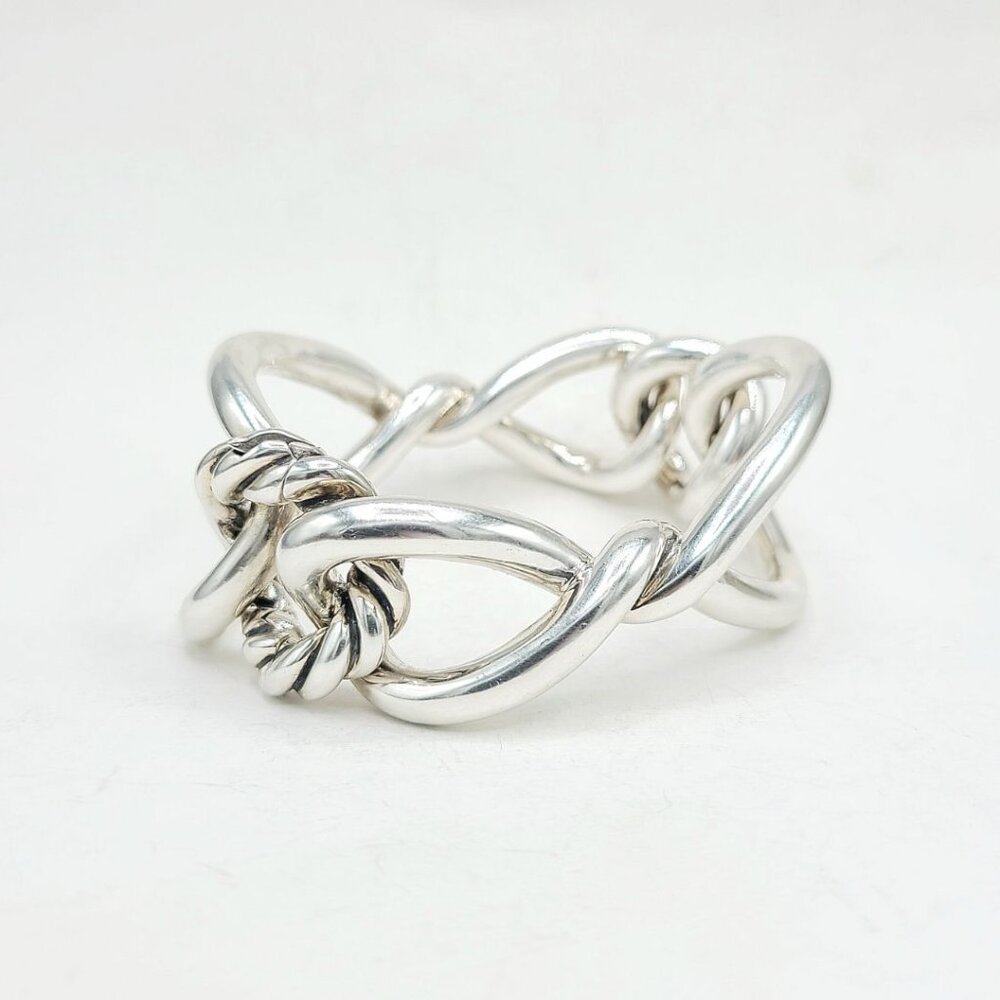 David Yurman Bold Continuance Bracelet in Sterling Silver - 33mm - RARE - Picture 4 of 13